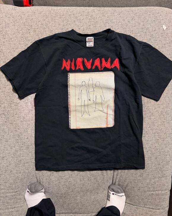 Nirvana Other - Vintage 2003 Nirvana Ghost Notebook Tour T-Shirt Double-Sided